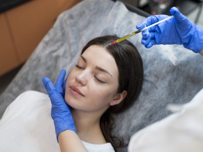 young-woman-getting-prp-injection-high-angle young-woman-getting-prp-injection-high-angle